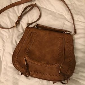 Brown boho western bag